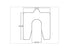 0.05mm Precut Alignment Slotted Shim 125x125 Slot 45mm Pack of 10 - Shim Stock Metals UK